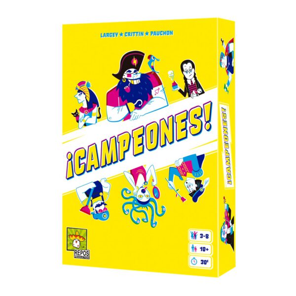 *Juego de mesa ¡campeones! edad recomendada 10 años