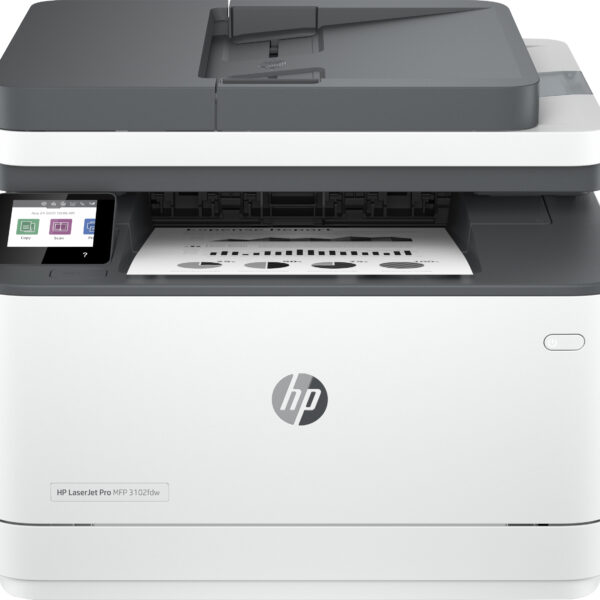 *Multifuncion laser hp pro 3102fdw monocromo fax a4 -  33ppm -  usb -  wifi -  duplex impresion