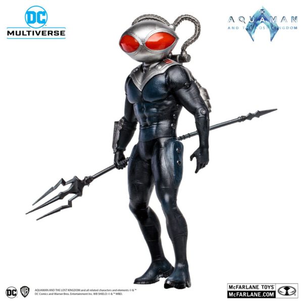 *Figura mcfarlane toys dc aquaman 2 movie 12in -  black manta