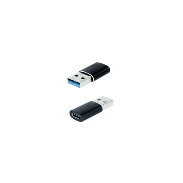 *Adaptador usb c a usb a nanocable negro - hembra -  macho gen1