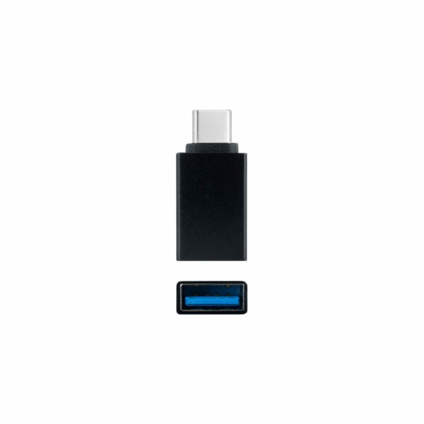 *Adaptador usb a a usb c nanocable negro - hembra -  macho