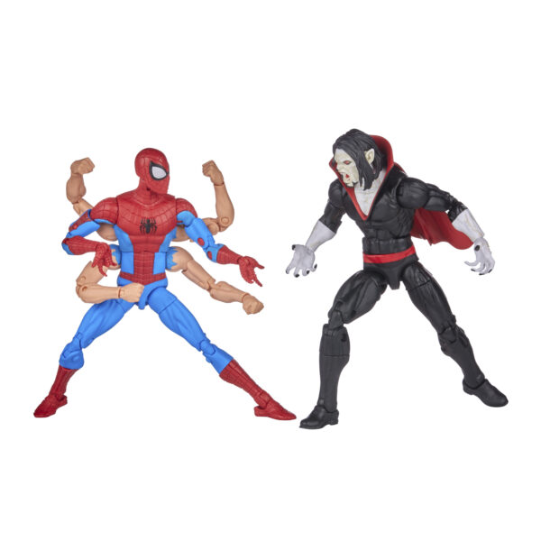 *Pack 2 figuras hasbro marvel legends series spider - man & morbus