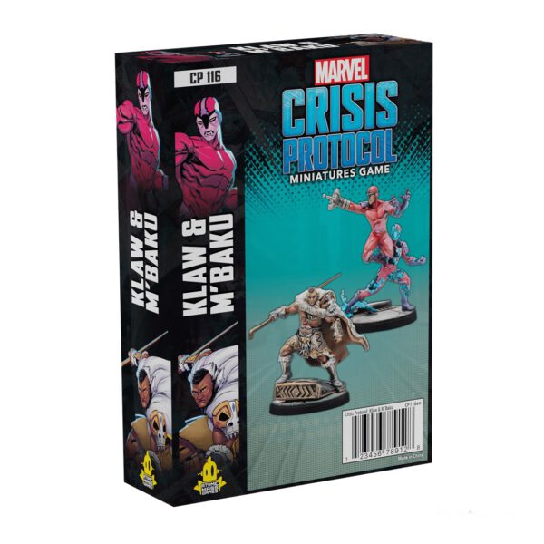 *Juego de mesa marvel crisis protocol klaw and m´baku (ingles)