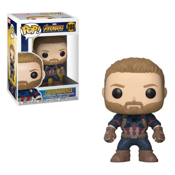 *Funko pop marvel infinity war capitan america 26466