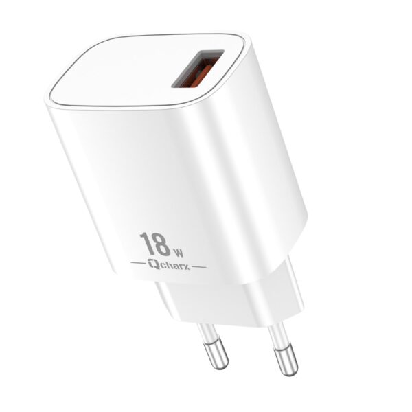 *Cargador qcharx artemisia 3a 18w puerto usb blanco