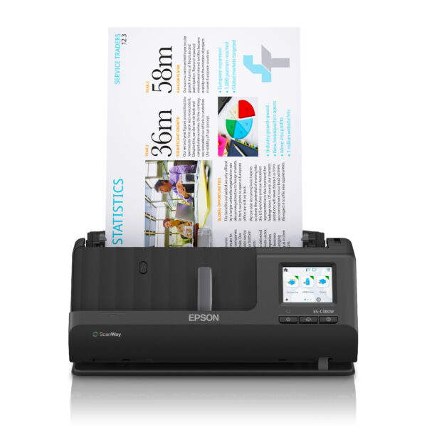 *Escaner sobremesa epson es - c380w a4 -  30ppm -  duplex -  wifi -  compacto -  adf 20hojas
