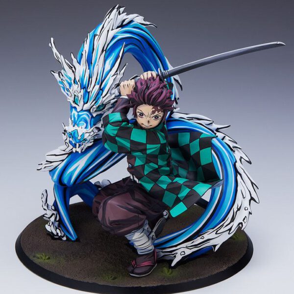 *Estatua aniplex demon slayer kimetsu no yaiba tanjiro kamado 1 - 8 ver.19 cm