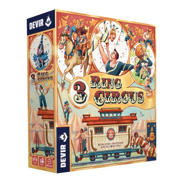 *Juego de mesa devir 3 ring circus
