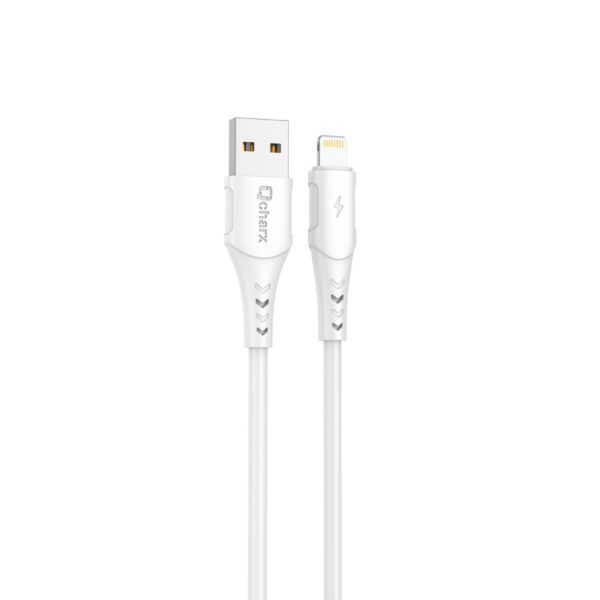 *Cable qcharx lisbon usb a tipo c 3a - 1 m - pvc blanco