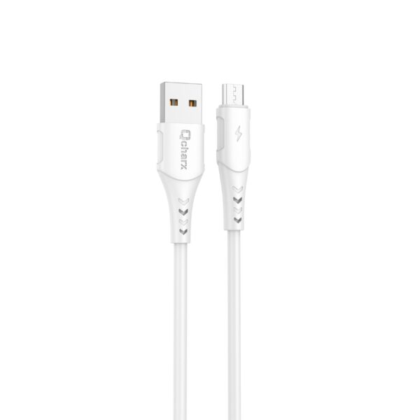 *Cable qcharx lisbon usb a lightning 3a - 1 m - pvc blanco