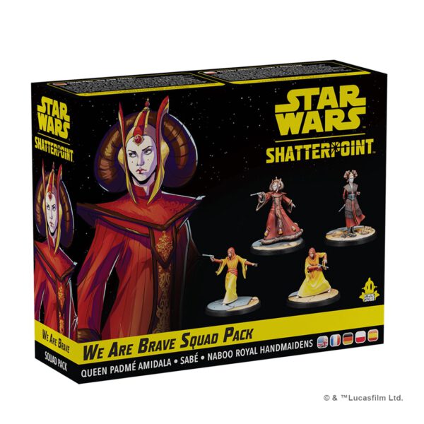 *Juego de mesa star wars shatterpoint we are brave squad pack edad recomendada 14 años