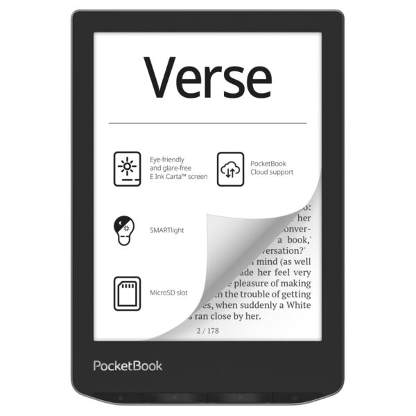 *Libro electronico ebook pocketbook verse 6 pulgadas 8gb gris niebla - mist grey