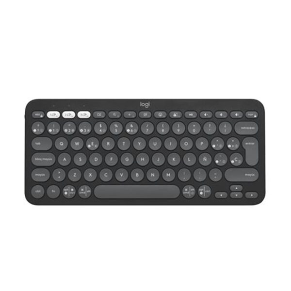 *Teclado logitech pebble keys 2 k380s inalambrico grafito