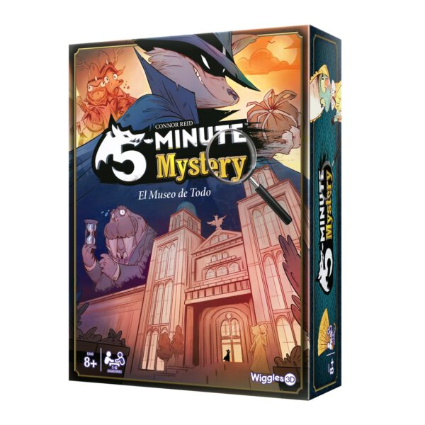 *Juego de mesa 5 minutes mystery edad recomendada 8 años