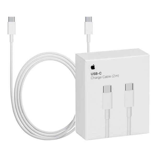 *Cable original apple iphone usb tipo c a usb tipo c -  2 m - blanco