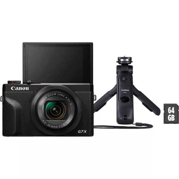 *Camara digital canon powershot g7x mark iii bk vlogger kit 20.1mpx negro
