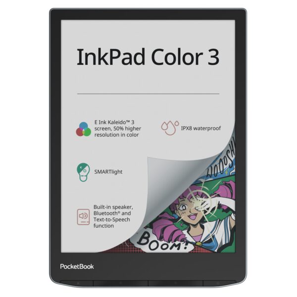 *Libro electronico ebook pocketbook inkpad color 3 7.8 pulgadas 32gb - color stormy sea