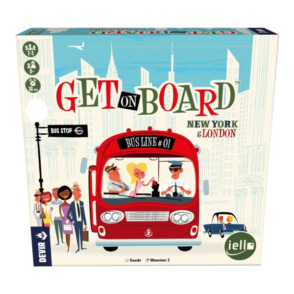 *Juego de mesa devir get on board new york & london