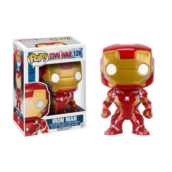 *Funko pop marvel capitan america civil war iron man 7224