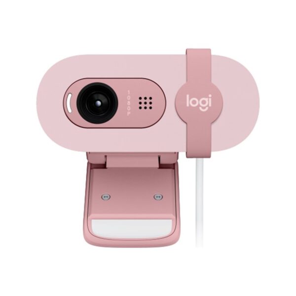 *Webcam logitech brio 100 rosado full hd -  usb