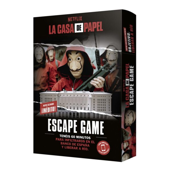 *Juego de mesa la casa de papel: escape game 2 edad recomendada 14 años
