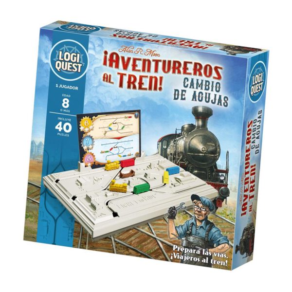*Juego de mesa logiquest ¡aventureros al tren! edad recomendada 8 años
