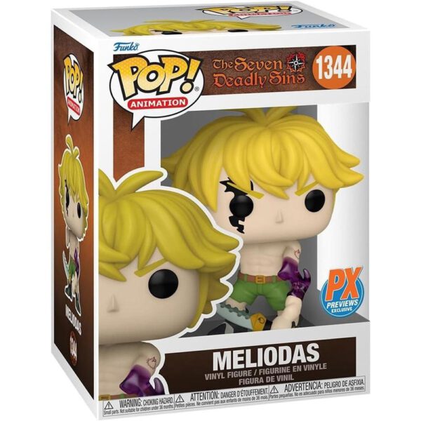 *Funko pop animacion the seven deadly sins meliodas modo demonio