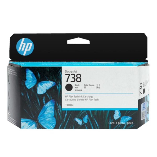 *Cartucho hp designjet 738 negro 130ml