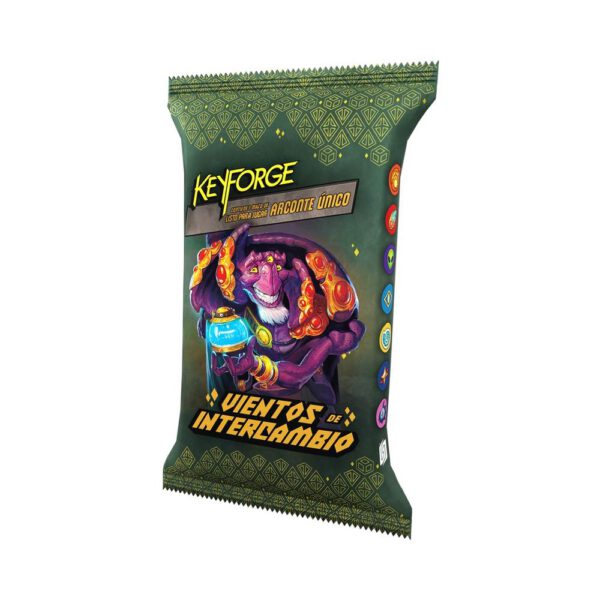 *Juego de mesa keyforge vientos de intercambio edad recomendada 14 años 1 unidad aleatoria