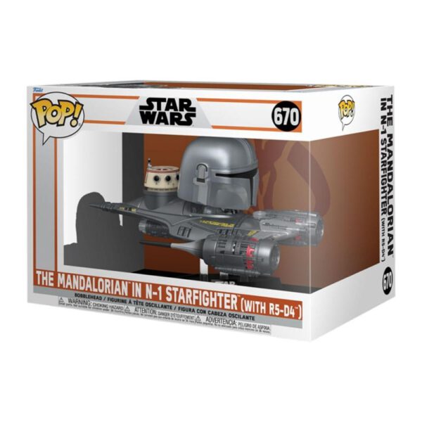 *Funko pop rides mandalorian mandaloriano & n - 1 starfighter 76549