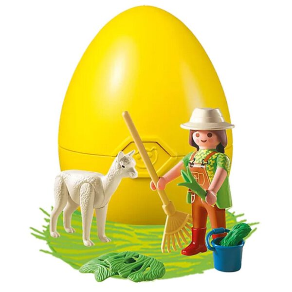 *Playmobil cuidadora con alpaca