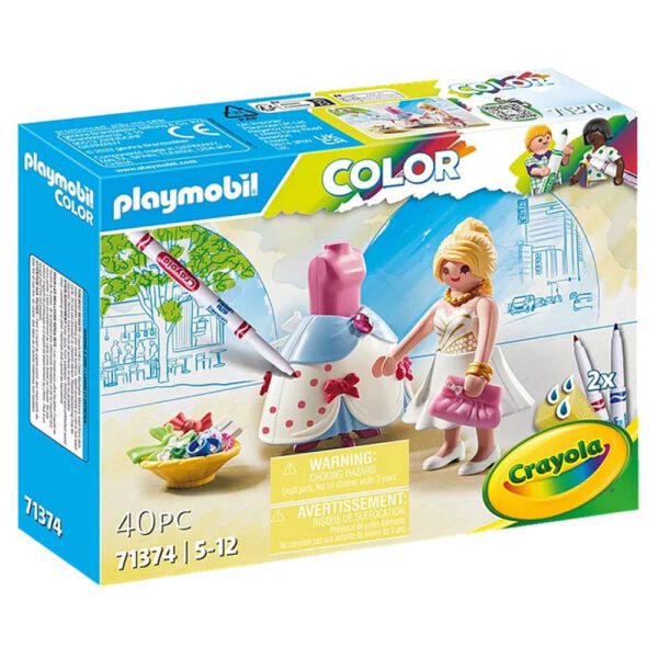 *Playmobil color diseñadora de moda