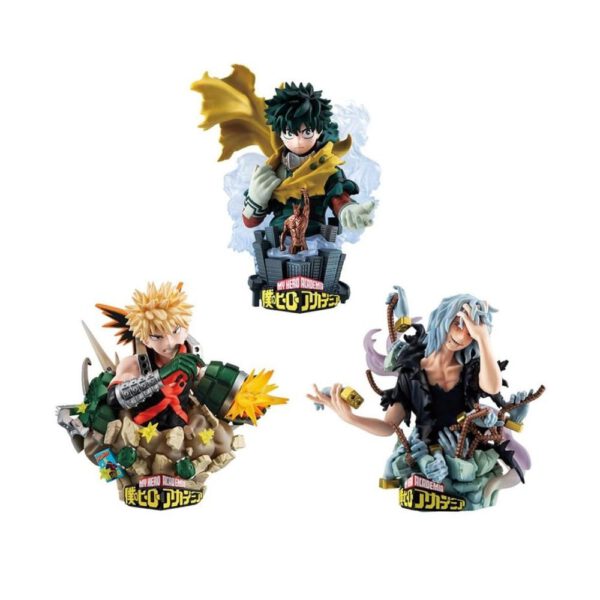 *Pack 3 figuras megahouse petitrama ex series 3 my hero academia type - decision