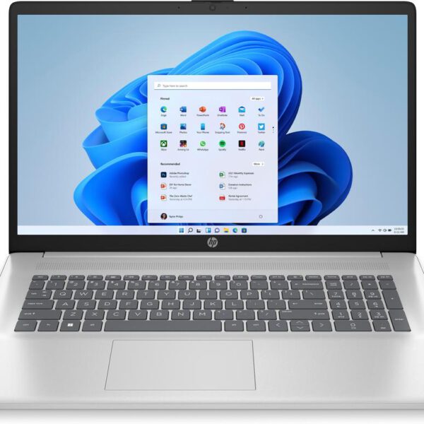 *Portatil hp 17 - cn3001ns 17.3 pulgadas -  i3 - n305 -  8gb -  ssd512gb -  w11 -  plata natural