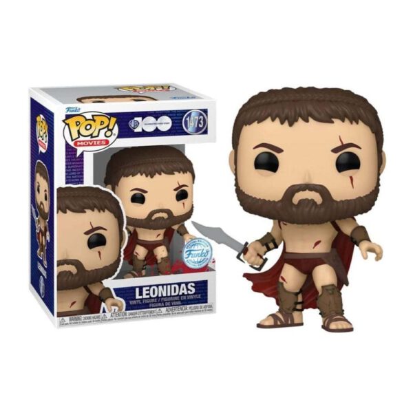 *Funko pop cine warner bross 100 aniversario 300 leonidas batalla 1473 exclusivo