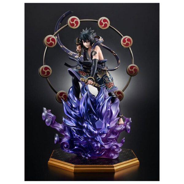 *Figura megahouse gem series naruto shippuden sasuke dios del trueno