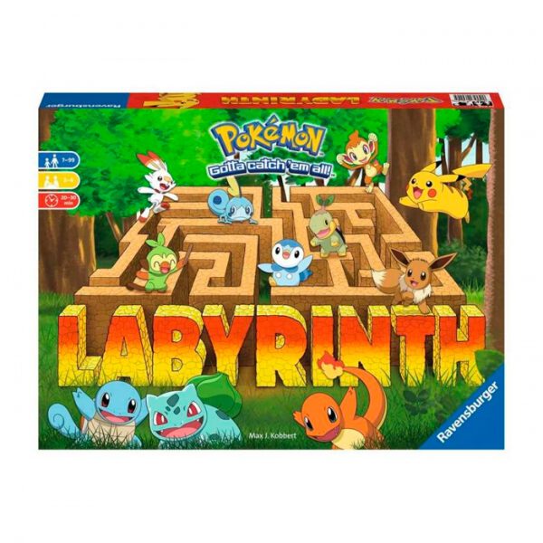 *Juego de mesa ravensburger labyrinth pokemon