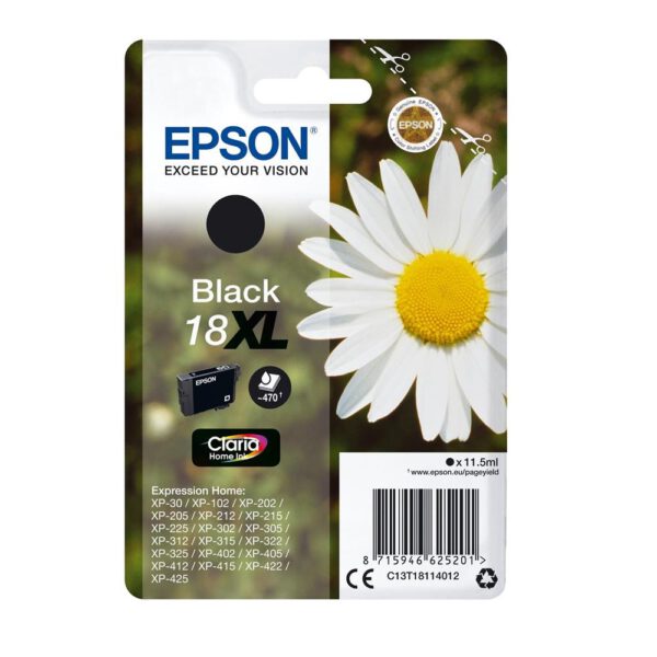 *Cartucho tinta epson t181140 xl negro alta capacidad xp - 102 - 205 - 305 - 405 - 30 -  margarita
