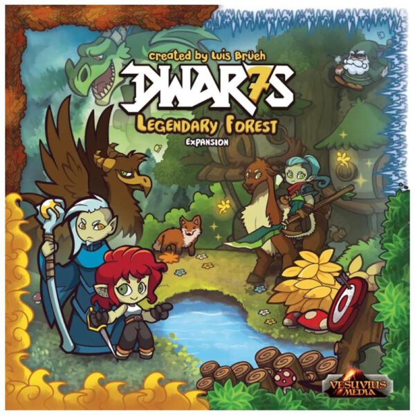 *Juego de mesa dwar7s bosque legendario expansion edad recomendada 13 años idioma ingles