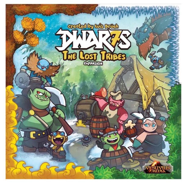 *Juego de mesa dwar7s tribus perdidas expansion edad recomendada 13 años idioma ingles