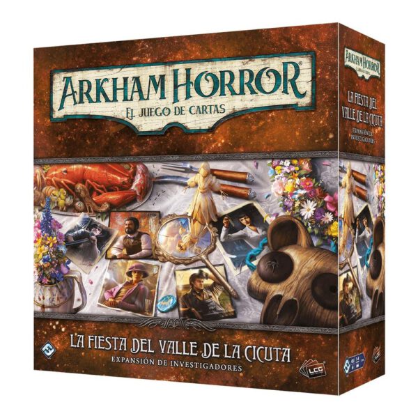 *Juego de mesa arkham horror lcg la fiesta del valle de la cicuta expansion investigadores edad recomendada 14 años