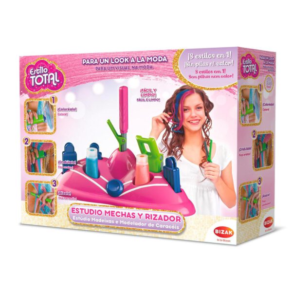 *Juego bizak estudio mechas y rizador