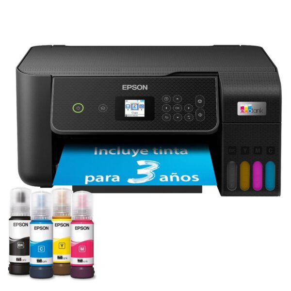 *Multifuncion epson inyeccion color ecotank et - 2870 a4 -  33ppm -  usb -  wifi -  wifi direct