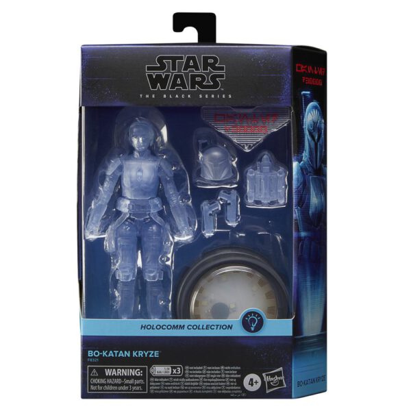 *Figura hasbro star wars the black series holocomm collection bo - katan kryze