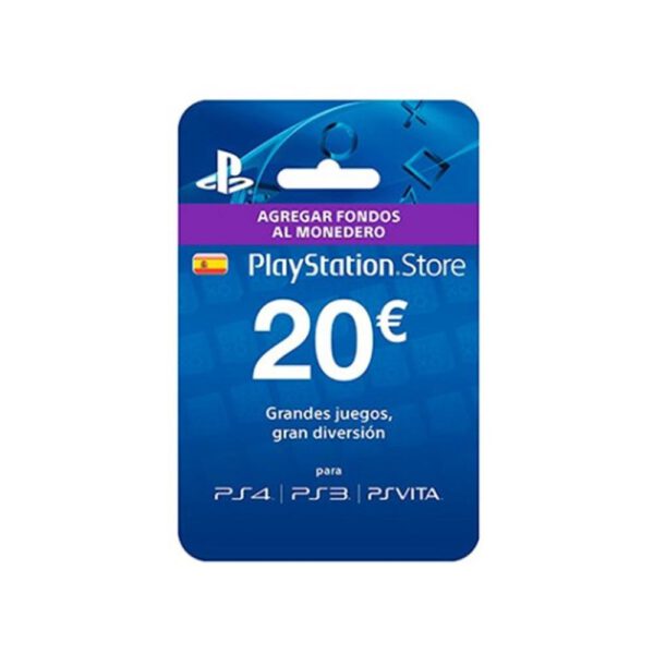 *Tarjeta prepago monedero sony playstation live card 20 euros