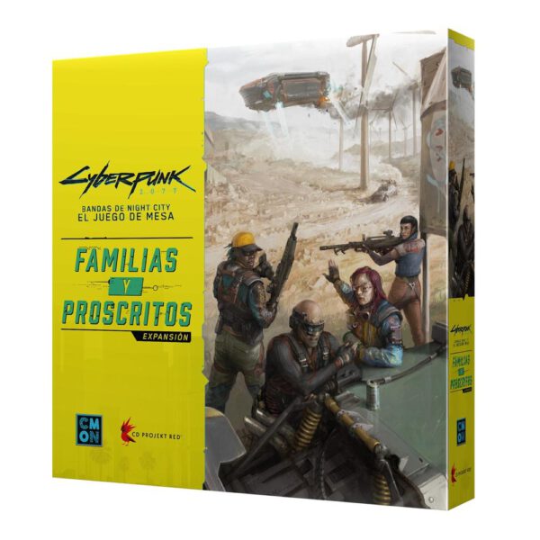*Juego de mesa cyberpunk 2077: familias y proscritos edad recomendada 14 años
