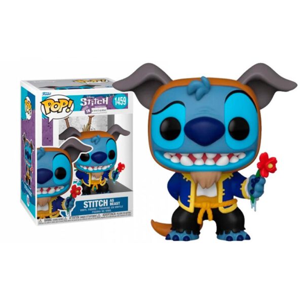 *Funko pop disney stitch disfraz la bella y la bestia bestia 75162