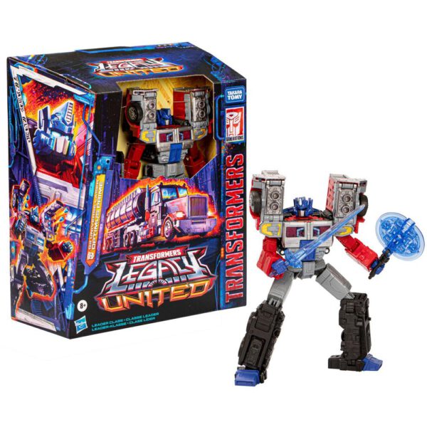*Figura hasbro transformers legaly united leader class optimus prime