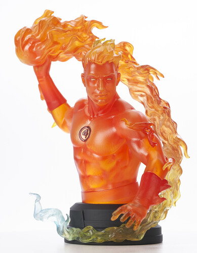 *Figura mini busto diamond marvel comic human torch 1 - 6 scale