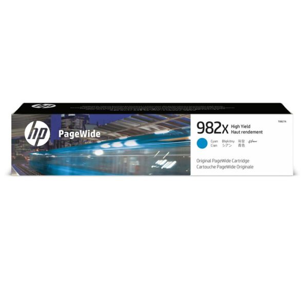 *Toner hp pagewide 982x hp alta capacidad cian